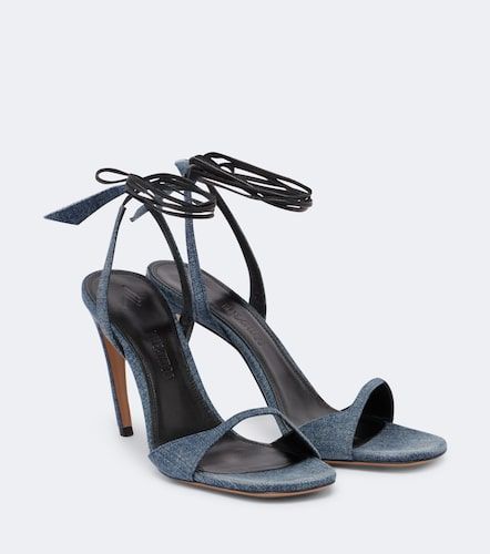 The Attico Sandales Ora en denim - The Attico - Modalova
