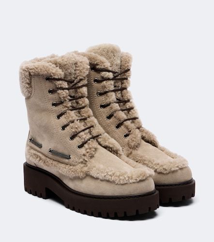 Bottines Monili en daim - Brunello Cucinelli - Modalova