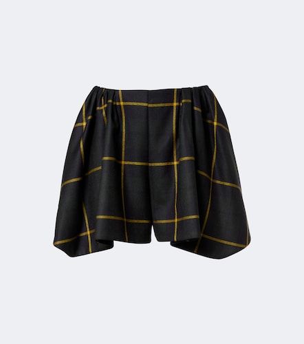 Short en laine vierge à carreaux - Patou - Modalova