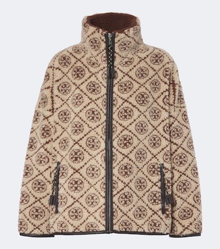 Veste T Monogram en teddy à imprimé - Tory Burch - Modalova