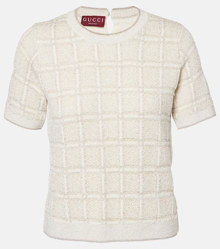 Top en jacquard de laine mélangée - Gucci - Modalova