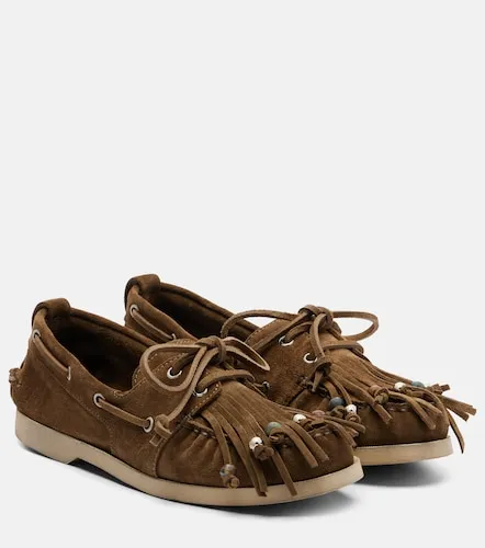 Chaussures bateau Cruise en daim à perles - Golden Goose - Modalova
