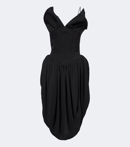Robe midi en coton et soie - Magda Butrym - Modalova