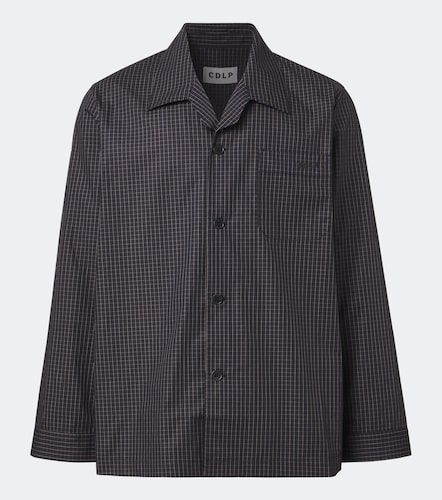Chemise de pyjama en coton à carreaux - CDLP - Modalova