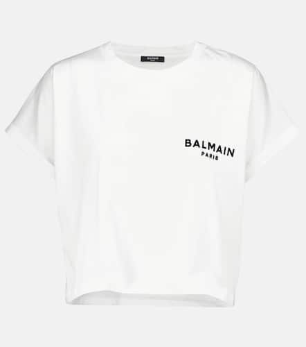 T-shirt en coton à logo - Balmain - Modalova