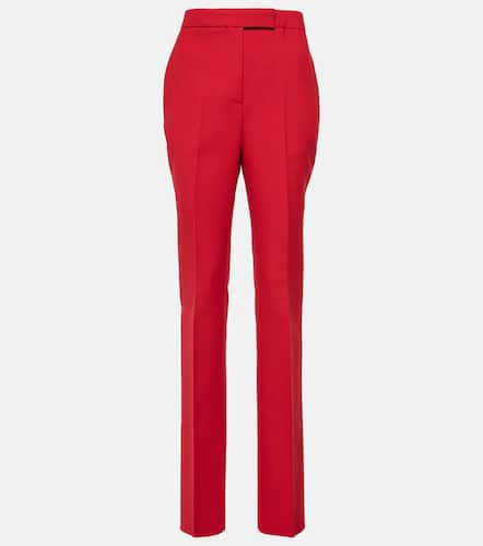 Pantalon à taille haute en laine vierge - Ferragamo - Modalova