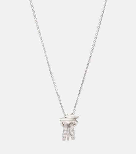 Collier Gancini à cristaux - Ferragamo - Modalova