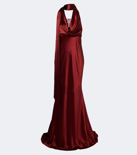 Retrofête Robe longue Melly en satin - Retrofete - Modalova