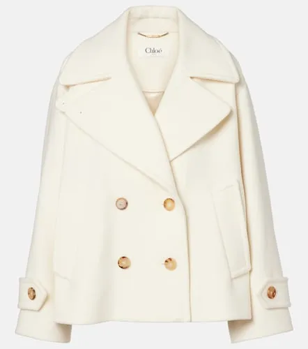 Chloé Manteau oversize en laine mélangée - Chloe - Modalova