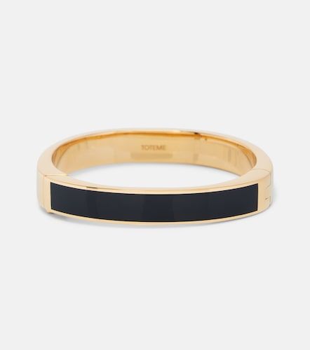 Bracelet Signature en émail plaqué or - Toteme - Modalova