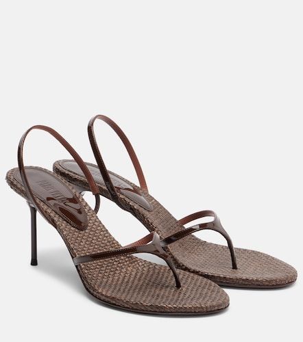 Sandales slingback Lidia en cuir verni - Paris Texas - Modalova