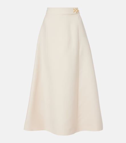 Jupe midi VGold Crêpe Couture - Valentino Garavani - Modalova