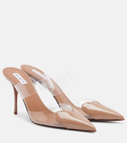Alaïa Mules Le Cœur en cuir verni - Alaia - Modalova