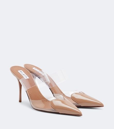 Alaïa Mules Le Cœur en cuir verni - Alaia - Modalova
