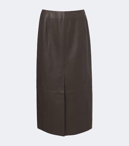 Vince Jupe midi en cuir - Vince - Modalova