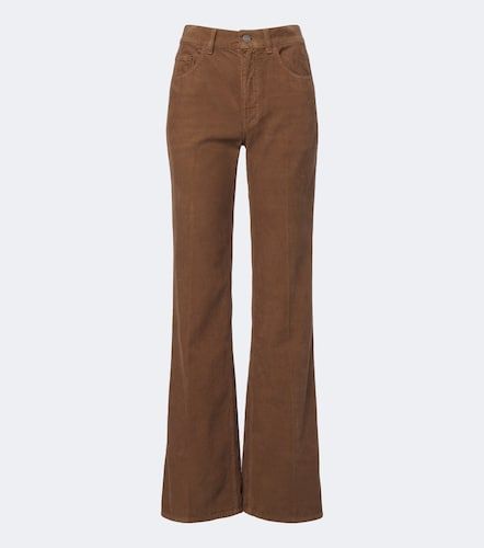 Pantalon 70’s évasé en velours côtelé - Saint Laurent - Modalova
