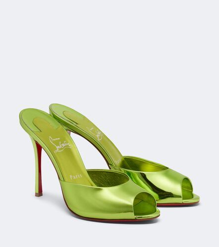 Mules en cuir métallisé Me Dolly - Christian Louboutin - Modalova