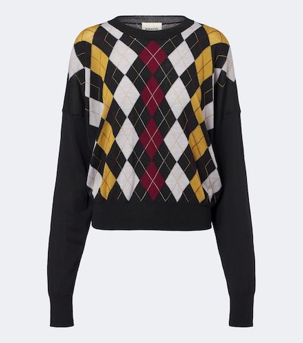 Pull Tammy en laine et soie à motif argyle - Khaite - Modalova