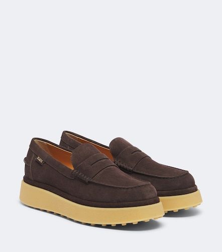 Mocassins en daim à plateforme - Tod's - Modalova