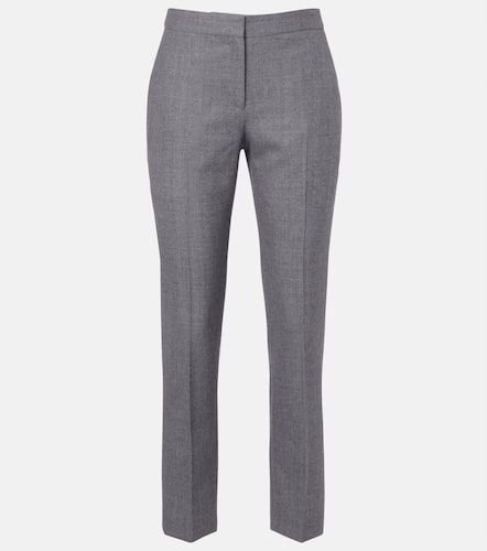 McQueen Pantalon ajusté en laine - McQueen - Modalova
