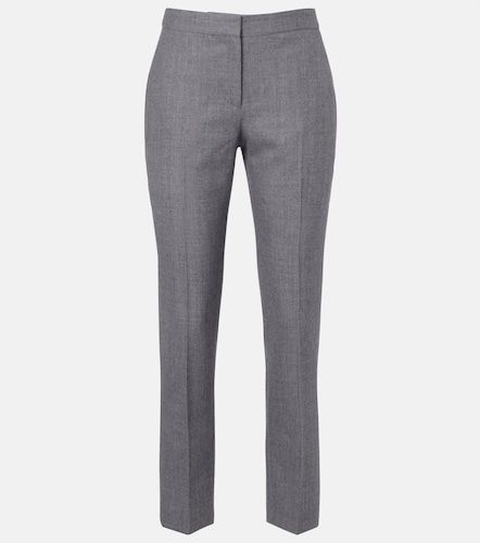 McQueen Pantalon ajusté en laine - McQueen - Modalova