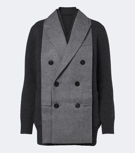 Sacai Cardigan en laine mélangée - Sacai - Modalova