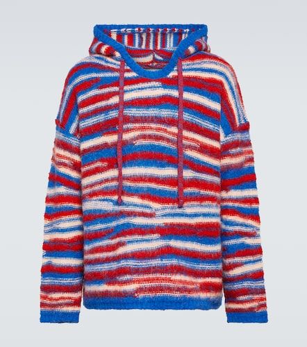 Sweat-shirt à capuche oversize en maille - ERL - Modalova