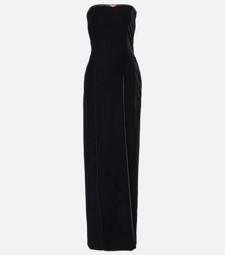 Robe bustier longue en velours - Tom Ford - Modalova