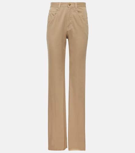 Pantalon ample Clyde en coton - Saint Laurent - Modalova