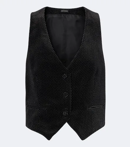 Gilet en velours de coton à pois - Tom Ford - Modalova