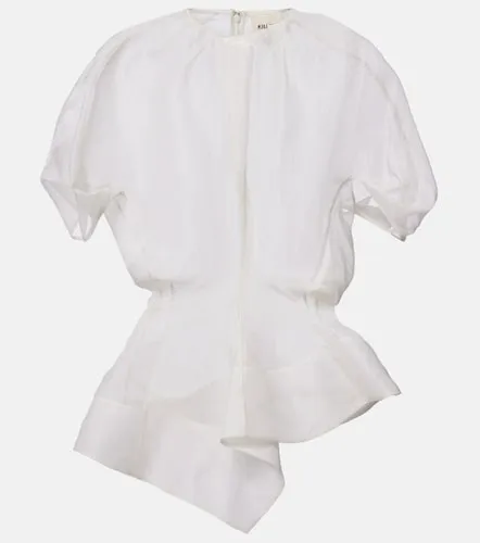 Top Rumi en soie transparente - Khaite - Modalova