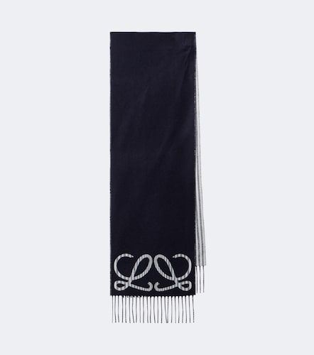 Écharpe réversible Double L en soie et cachemire - Loewe - Modalova