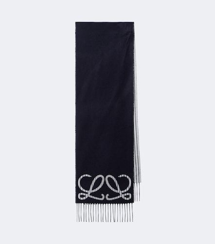 Écharpe réversible Double L en soie et cachemire - Loewe - Modalova