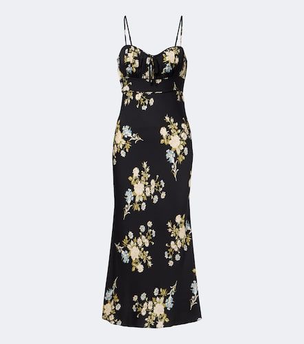 Robe midi Kieren en soie mélangée - Veronica Beard - Modalova