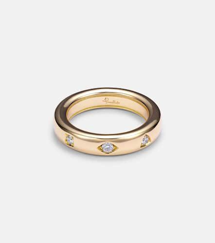 Bague Iconica Extra Slim en or rose 18 ct et diamants - Pomellato - Modalova