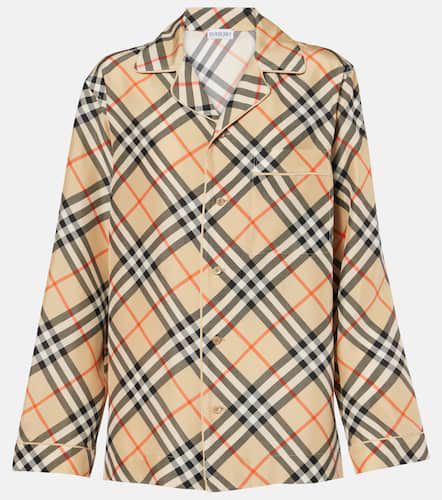 Burberry Top en soie - Burberry - Modalova