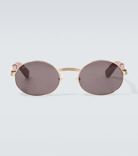 Lunettes de soleil rondes - Cartier Eyewear Collection - Modalova