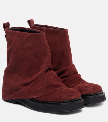 Bottines Mini Robin en daim - The Attico - Modalova