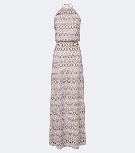 Robe longue Charlotte à chevrons - Melissa Odabash - Modalova