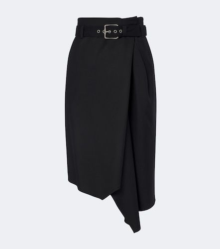 Loewe Jupe midi en laine - Loewe - Modalova
