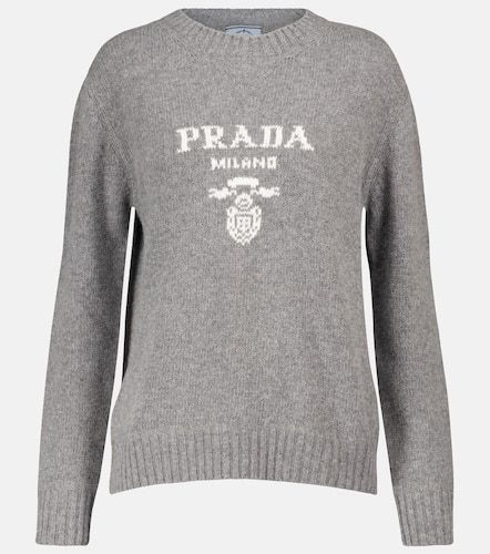 Pull en laine et cachemire  logo - Prada - Modalova