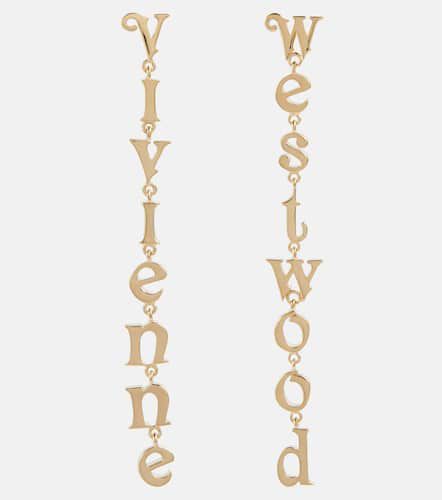 Boucles d’oreilles Raimunda à logo - Vivienne Westwood - Modalova