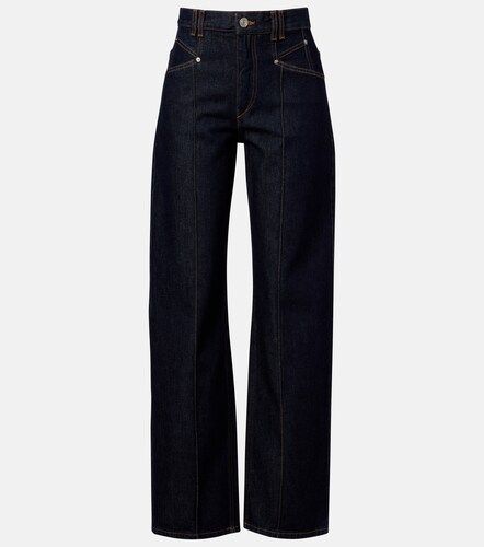 Jean droit Drolane à taille haute - Isabel Marant - Modalova