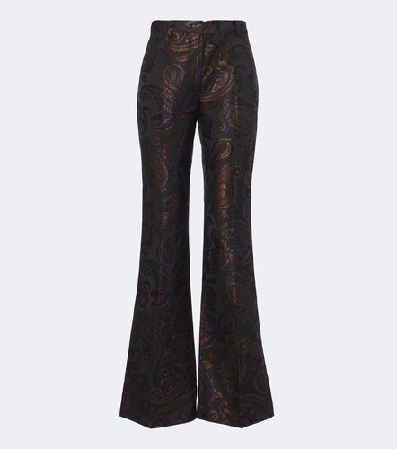 Pantalon évasé en jacquard de coton - Etro - Modalova