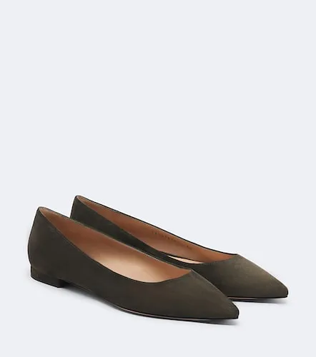 Ballerines Gianvito en daim - Gianvito Rossi - Modalova