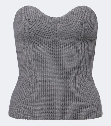 Top bustier en laine mélangée - Jil Sander - Modalova