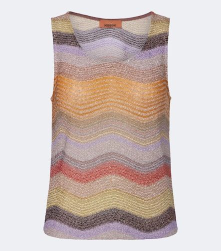Missoni Top Wave en lamé - Missoni - Modalova