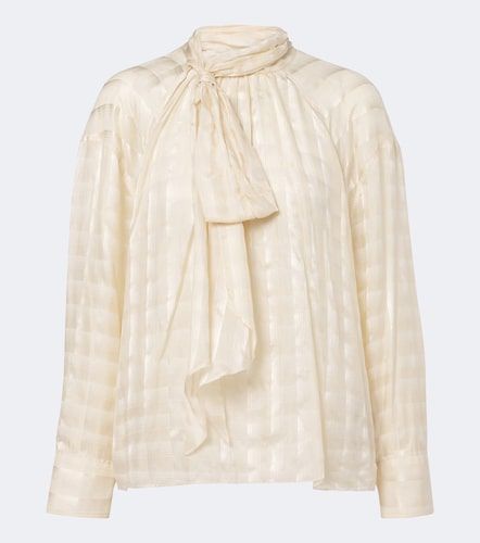 Blouse Airy Check en coton et soie - Dorothee Schumacher - Modalova