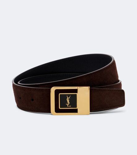 Ceinture Cassandre en daim - Saint Laurent - Modalova