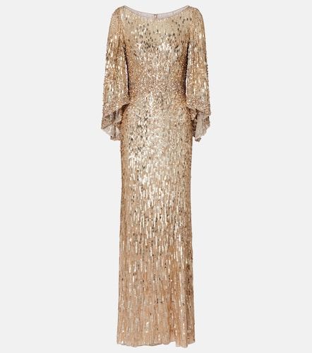 Robe longue Ines à sequins - Jenny Packham - Modalova